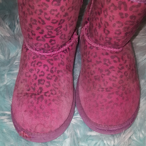 pink leopard boots